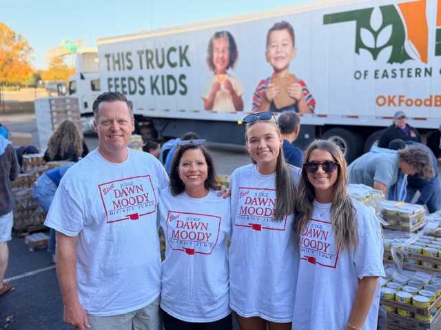 District Judge Dawn Moody At A Lawyers Fighting Hunger Event